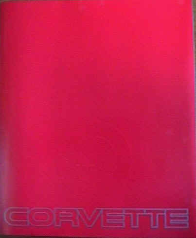 84 Corvette Brochure