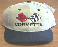 Khaki Corvette Cross Flag Hat